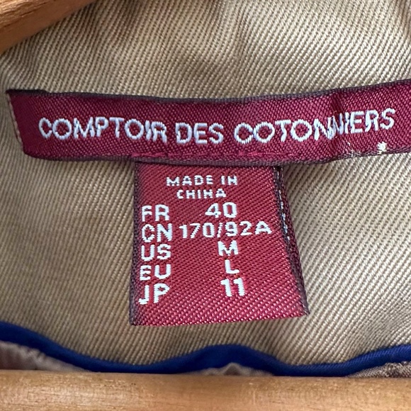 Comptoir des Cotonniers French Tan Trench Size 40 (10 in US) - Picture 3 of 4